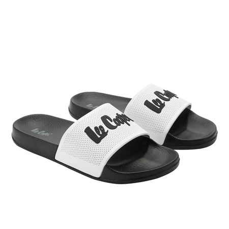 Teniși Lee Cooper pentru bărbați, Slip-Ons, Confortabili, Ușori, Negri, Albi