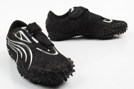 Pantofi sport Puma Mostro Metallic negri cu velcro pentru femei