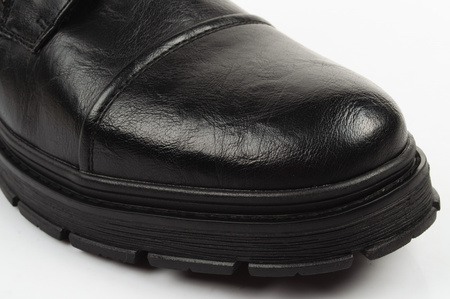 Ghete Wrangler Gillen Fur pentru bărbați, negre, ghete izolate la modă
