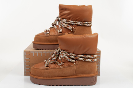 Pantofi de iarna dama D.Franklin [DFSH375003-TAN], maro.