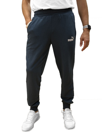 Pantaloni de trening pentru bărbați Puma Ess Logo [679629 16], bleumarin.