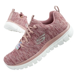 Pantofi sport de damă Skechers Graceful Twisted Fortune [12614/MVE], roz.