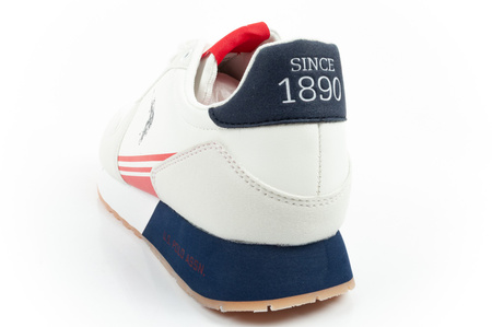 Pantofi sport U.S. Polo Assn, adidași bărbați, la modă, comozi, albi