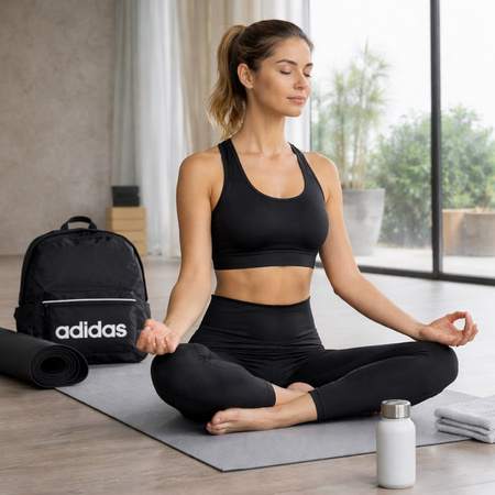 Rucsac sport Adidas Linear Ess pentru femei, negru, Classic City 20L