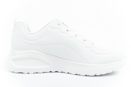 Pantofi sport Skechers Uno Lite, albi, confortabili, pentru femei [177977/WMLT]