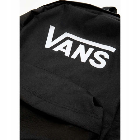 Rucsac școlar urban Vans Old Skool Print 22L, negru, logo VANS mare