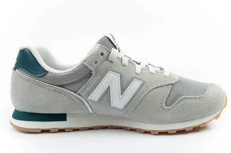 Pantofi sport New Balance 373 pentru bărbați, piele gri la modă, gri verde