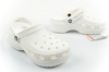 Sandale Crocs Classic Platform pentru femei și bărbați, unisex, la modă, albe