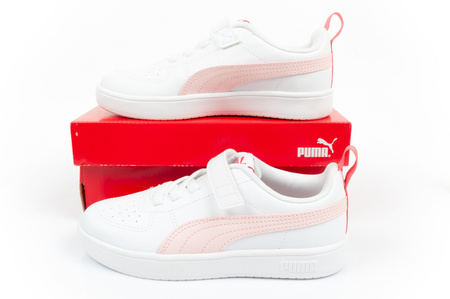 Pantofi sport copii Puma Rickie AC [384314 06], alb.