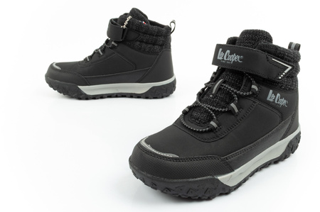 Ghete de zăpadă Lee Cooper pentru copii cu velcro și izolație, la modă