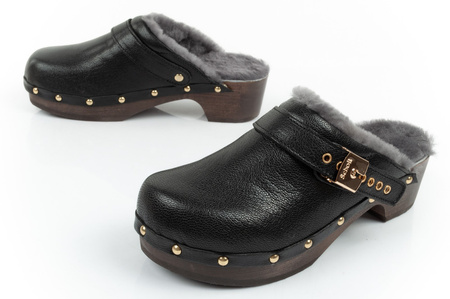 Saboți Scholl Iconic [F298121004], negri.