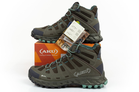 Pantofi trekking damă Aku Selvatica Mid Gore-Tex [676 648], verde.