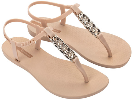 Sandale Ipanema Sandal Class pentru femei, bej deschis cu auriu
