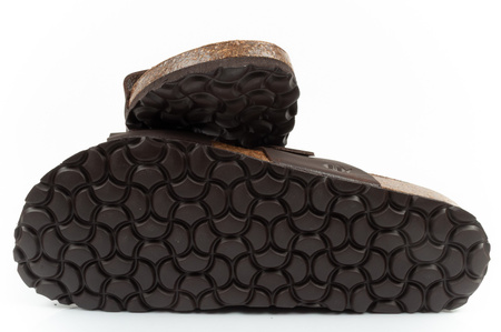 Pantofi sport Bio Bio pentru bărbați, Șlapi conturați, Piele naturală, Maro