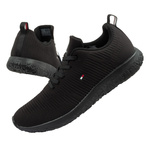 Pantofi sport Tommy Hilfiger Corporate, model fashion, negri