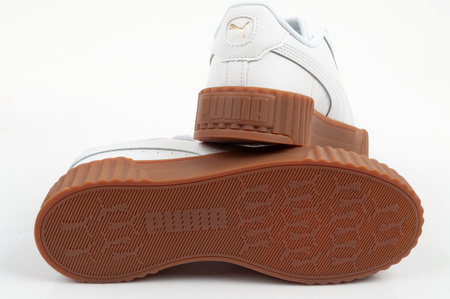 Teniși din piele Puma Carina 3.0 pentru femei, de culoare albă, la modă