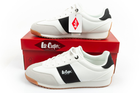 Teniși Lee Cooper pentru bărbați, la modă, confortabili, albi