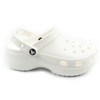 Sandale Crocs Classic Platform pentru femei și bărbați, unisex, la modă, albe