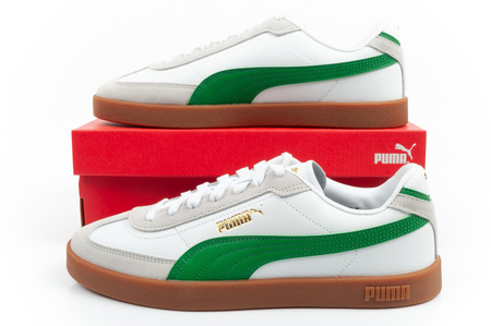 Teniși Puma Club II Era pentru bărbați, piele, alb, gri, verde
