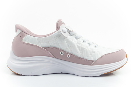 Pantofi sport confortabili Skechers Contour Foam White Slip-Ins pentru femei