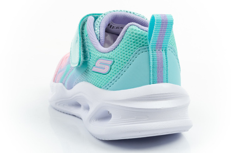 Pantofi sport Skechers Color Breeze LED pentru fete, turcoaz