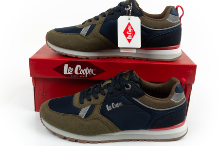Teniși Lee Cooper pentru bărbați, la modă, confortabili, durabili, bleumarin, kaki