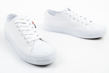 Teniși Lee Cooper pentru femei, albi la modă, confortabili
