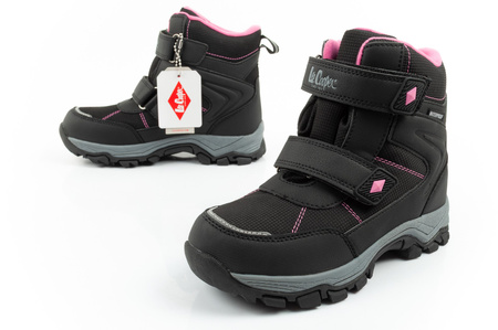 Ghete de zăpadă de iarnă pentru copii Lee Cooper, impermeabile și izolate, negre