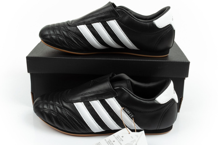 Pantofi sport Adidas Taekwondo pentru femei, piele neagră, slip-on
