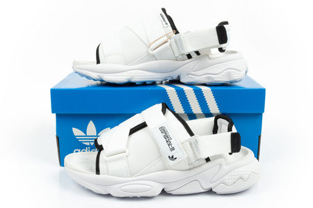 Sandale de damă Adidas Ozweego Sandal [H67276], albe.