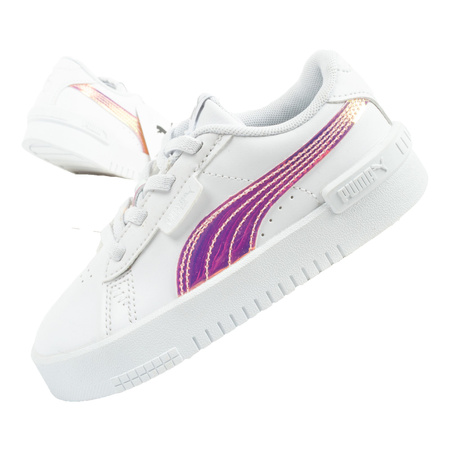 Pantofi sport Puma Jada Holo pentru fete, albi, slip-on [383761 01]