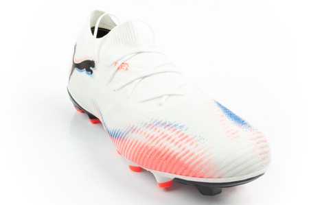 Ghete de fotbal Puma Future 8 Match FG/AG, teren solid, alb