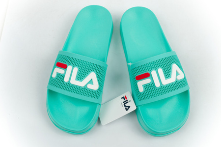 Șlapi Fila Morro Sporty pentru femei - Papuci de piscină verzi confortabili