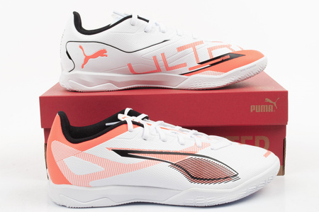 Ghete de fotbal de sală pentru bărbați Puma Ultra 5 Play IT, albe