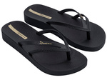 Șlapi de damă Ipanema Bossa Soft V, confortabili, negri, la modă