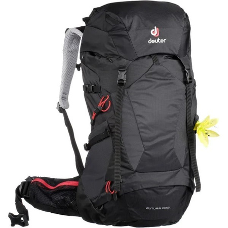 Rucsac sport Deuter Futura 28 SL pentru trekking și alpinism, negru