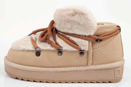 Pantofi de iarna dama D.Franklin [DFSH370011-BEIG], bej.