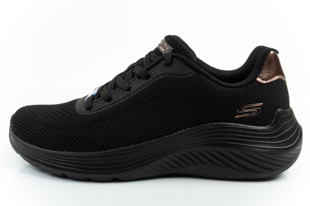 Teniși Skechers Bobs Squad Waves pentru femei, negri, ușori, la modă