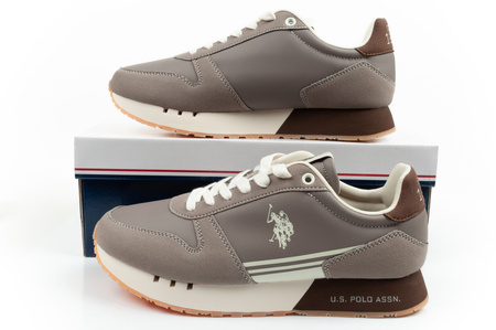 U.S. Polo Assn pantofi sport adidași bărbați la modă confortabil maro