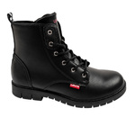Ghete Levi's Pasadene SE pentru fete, negre, cu fermoar