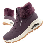 Ghete de iarnă izolate pentru femei Skechers Uno Rugged, violet