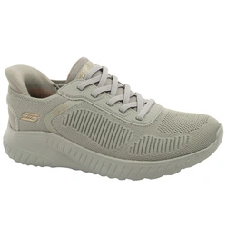 Teniși Slip-On pentru femei Skechers Bobs Squad, culoare măsliniu