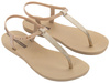 Sandale Ipanema Sandal Class pentru femei, bej deschis cu auriu