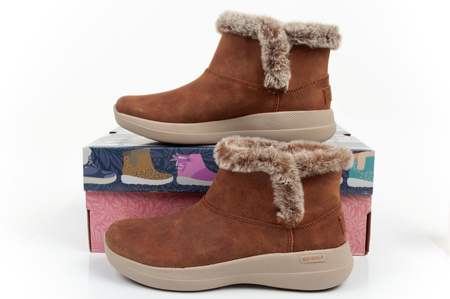 Pantofi de iarnă de damă Skechers Go Walk [144660/CSNT], maro.