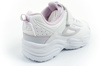 Pantofi sport Fila Skye V Kids cu velcro pentru fete, albi