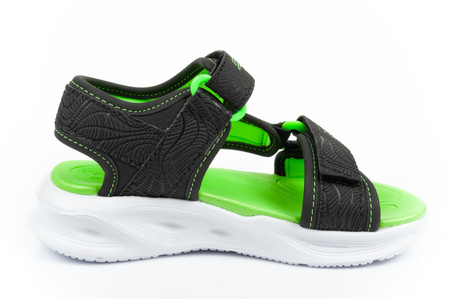 Sandale Skechers pentru copii [401673L/BKLM] Pantofi cu LED, negru.