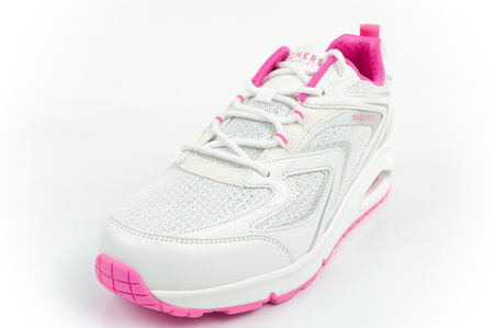 Pantofi sport pentru femei Skechers Uno-So Wavy [310555L/WPK], cu sclipici, alb.