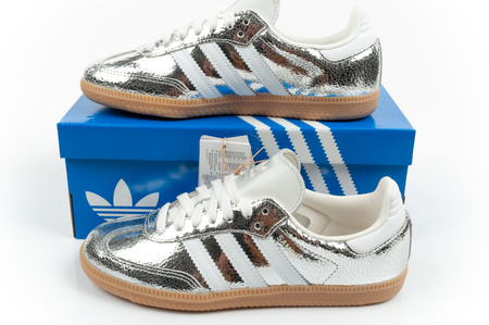 Adidas Samba OG Teniși Argintii pentru Femei, Piele la Modă