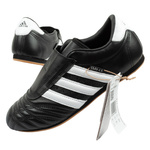 Pantofi sport Adidas Taekwondo pentru femei, piele neagră, slip-on