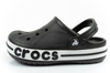 Sandale Crocs Bayaband pentru copii, negre, confortabile, ușoare